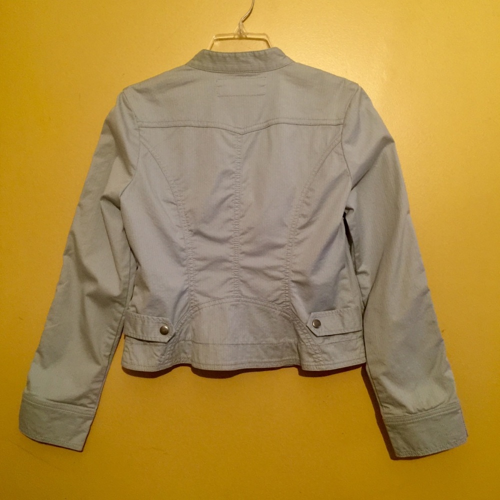 Cabi Structured Stretch Zip Front Jacket Size Med - image 5